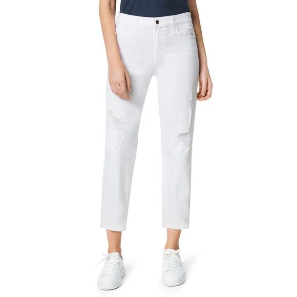 Joe's Jeans Scout Distressed Cropped Jeans In Spritz - 26 - Picture 1 of 3